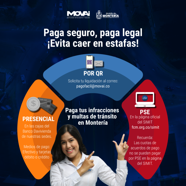 Evita estafas: conoce cómo pagar tu infracción o multa de tránsito de forma segura y legal en Montería