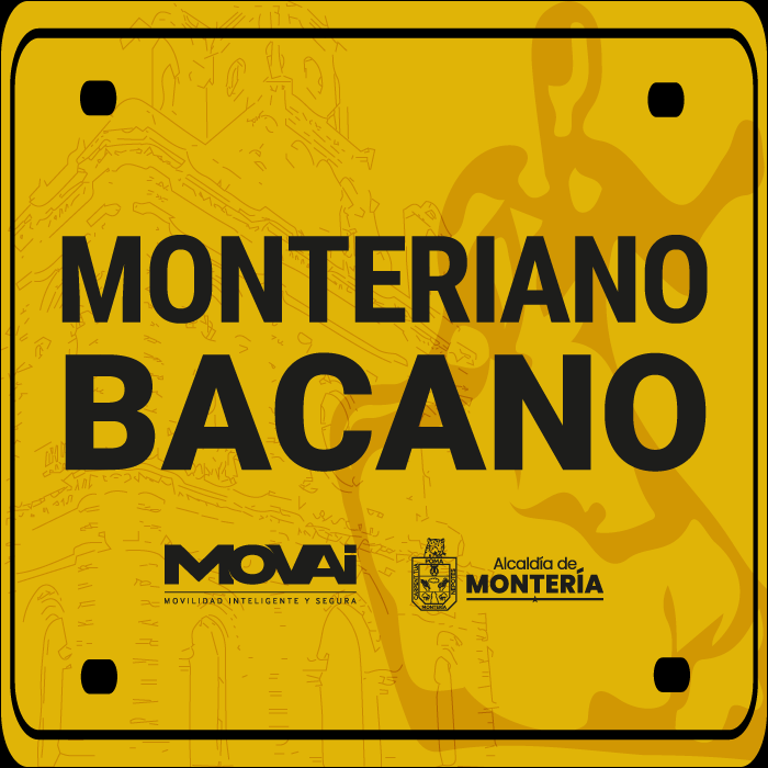 Un Monteriano Bacano matricula en la ciudad que lo mueve